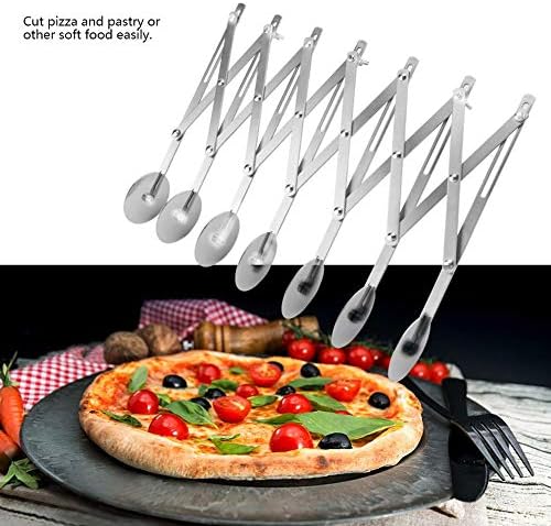 Multi-Function Folding Single-head Stainless Steel Waffles Pastry Pizza Roller Cutter Wheel Practical Dough Cutter Kitchen Tool
