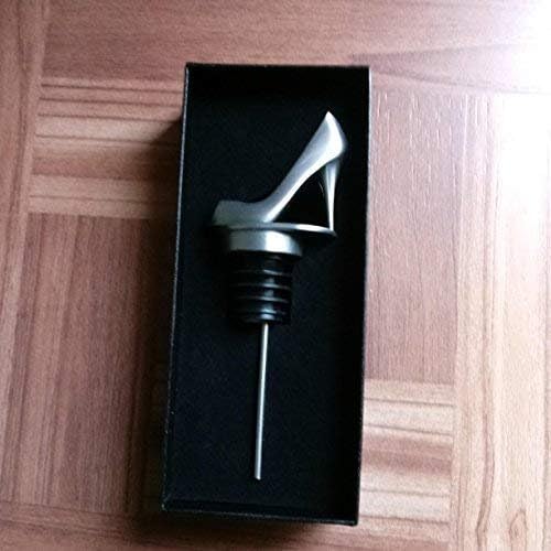 Stainless Steel Shoe Wine Aerator Pourer - Deluxe Decanter Spout for Robust Red and White Wine - Pour Amore Bottle Pourer/Stopper & Air Diffuser by Chris's Stuff