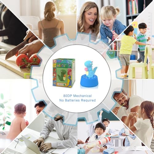 ELE DEPI Mechanical Kitchen Timer for Kids,Wind Up Egg Timer for Cooking.