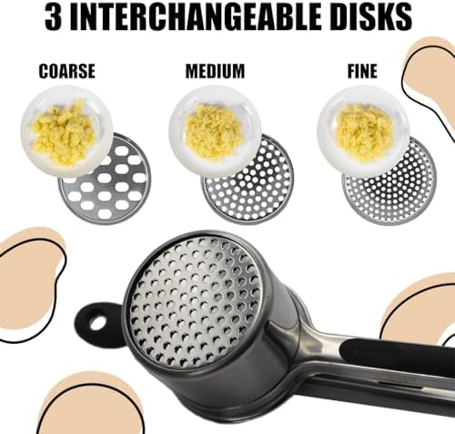 Potato Ricer 15 oz - Potato Ricer Stainless Steel & Ricer for Mashed Potatoes Kitchen Tool - Potato Masher Stainless Steel - Masher Kitchen Tool
