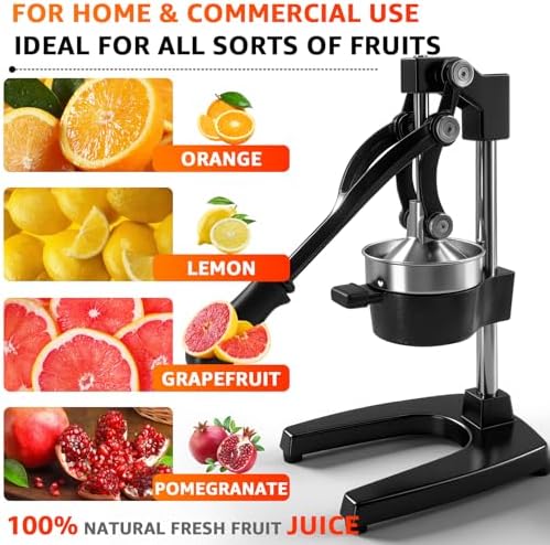 Manual Fruit Juicer Hand Press Citrus Squeezer for Home