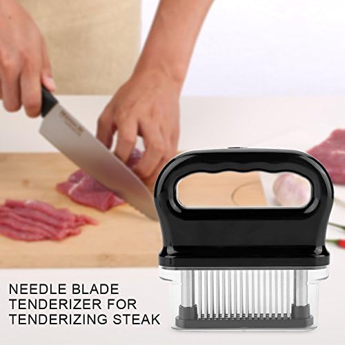Needle Meat Tenderizer,48 Stainless Steel Ultra Sharps Needle Blade Tenderizer for Tenderizing Steak,Chicken and Pork