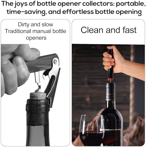 2pcs Wine Openers, 2026 New Portable Needle Type Wines Bottle Openers Air Pressure Cork Remover Corkscrew for Home Travel Party Essential Accessories