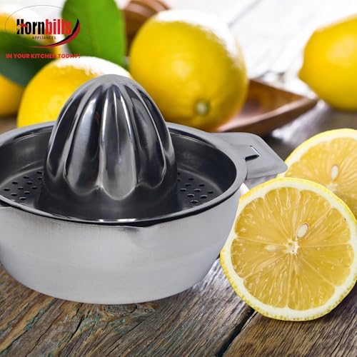 Stainless Steel Lemon Squeezer Manual Citrus Juicer | Hand Press for Lemons, Limes & Small Oranges | Heavy-Duty Fruit Juicer Kitchen Tool