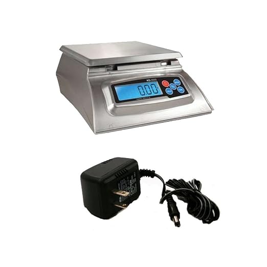 My Weigh KD-8000 Digital Food Scale (Silver) | Stainless-steel construction