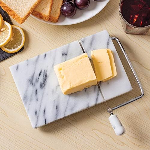 Fox Run Brands 3841COM Fox Run 3841 Marble Cheese Slicer, White