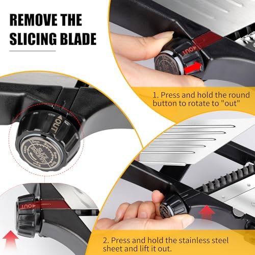 -BINGBING- Mandoline Slicer for Kitchen, 7-in-1 Adjustable Vegetable Slicer
