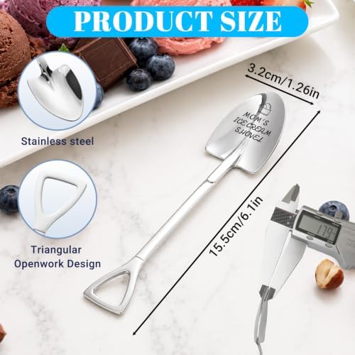 Personalized Ice Cream Shovel Spoon,Custom Funny Engraved Spoons (Style-2)