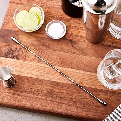 Barfly Bar Spoon, 13 3/16" (33.5 Cm), Gun Metal Black