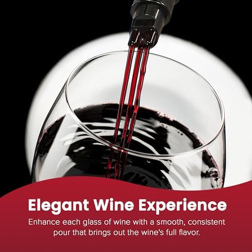 Air Speed Wine Aerator Multi-Stream Wine Aeration 3 Acrylic Spouts Design