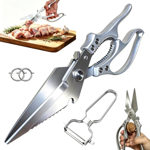 Premium Poultry Shears Heavy Duty, All Purpose Kitchen Scissors