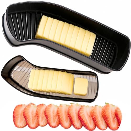JAYVAR Extra Large Cheese Slicer Butter Cutter, 304 Stainless Steel Blades