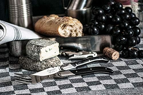 Laguiole Style de Vie corkscrew, bottle opener with foil cutter, ebony