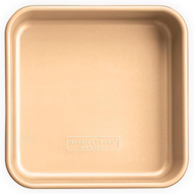 Nordic Ware Naturals Aluminum NonStick 9x9-Inches Square Cake Pan