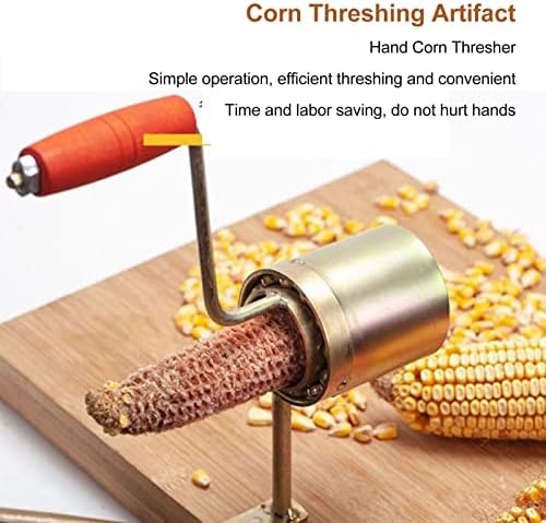 Corn Quick Husker,Hand Crank Corn Thresher Manual Corn Sheller Corn Peeling Tool Corn Stripper Tool Kitchen Gadgets
