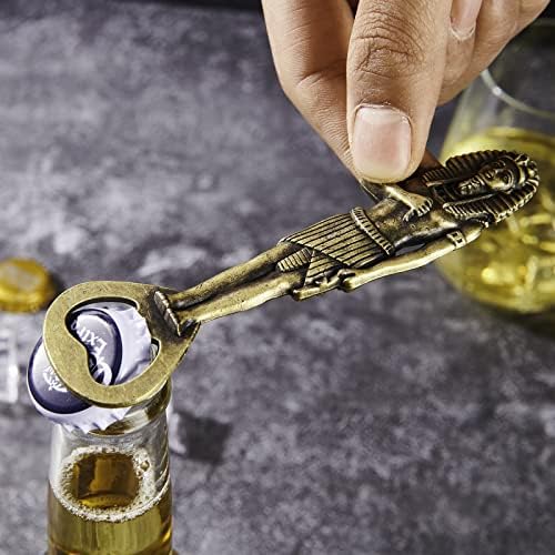 Egyptian Pharaoh King Wine Beer Bottle Opener for Bar Bartender Men and Women,Thanksgiving,Hallowmas,Christmas