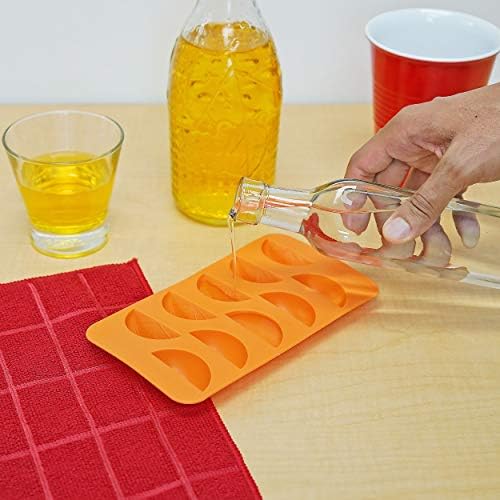 Orange Slices Ice Cube Tray - Fairly Odd Novelties - Fun Fruit Shaped Food Molding Gift