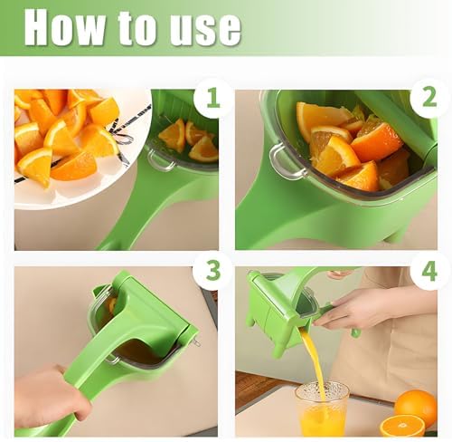 Ultimate Juice Squeeze, Manual Juicer, Portable Manual Juicer Squeezer, Versatile Fruit Squeezer for Watermelon Lemon Orange Grapes