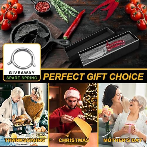 Kitchen Scissors, Poultry Shears Heavy Duty, Stainless Steel Kitchen Scissors for Turkey, Chicken, Thanksgiving, Christmas Day(Burgundy)
