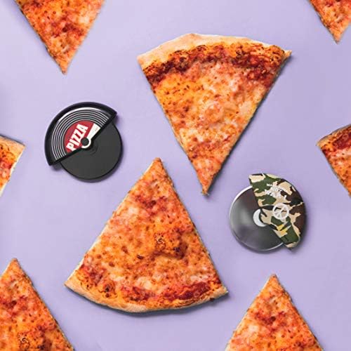 FISURA Original Pizza Cutter, Pizza Cutter with Fun Wheel, Stainless Steel and ABS Pizza Cutter, Dimensions: 7.5 x 5.5 cm
