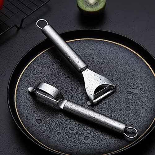Potato Vegetable And Fruit Peelers For Kitchen,Kyraton Y Shaped And I Shaped Quality Stainless Steel Peelers,Sharp Blade And Ergonomic Non Slip Easy To Grip Handle Set Of 2