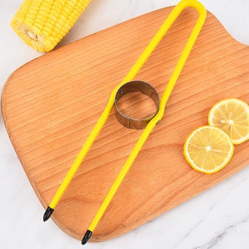 Happyyami 2-Pack Corn Peelers Portable Corn Strippers Stainless Steel Kernel Cutters for Fresh and Dry Easy and Compact Kitchen Tool 10.62In