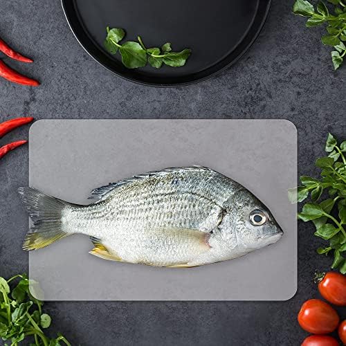 15 Pack Plastic Cutting Mats, Frosted Clear Flexible Kitchen Cutting Board, Plastic Placemats Table Mats, 17 x 11 Inches