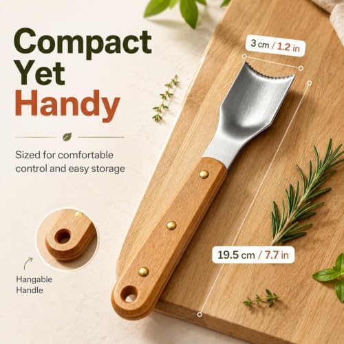Corn Peeler for Corn on The Cob – Heavy-Duty 304 Stainless Steel Stripper,Rustproof Kernel Remover Tool for Soups,Salsas,Meal Prep,Compact & Easy Clean.（3pcs）
