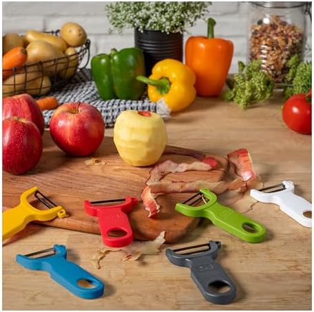 Kuhn Rikon Bar Keeper’s Friend – Original Swiss Peeler Set (2-Pack) | Professional Citrus Garnish & Vegetable Peeler Duo | Razor-Sharp, Lightweight, Made in Switzerland