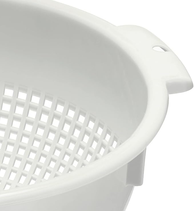 Westmark Colander, with Recessed Handles and Fixing Supports, Plastic, Blanco 21262211