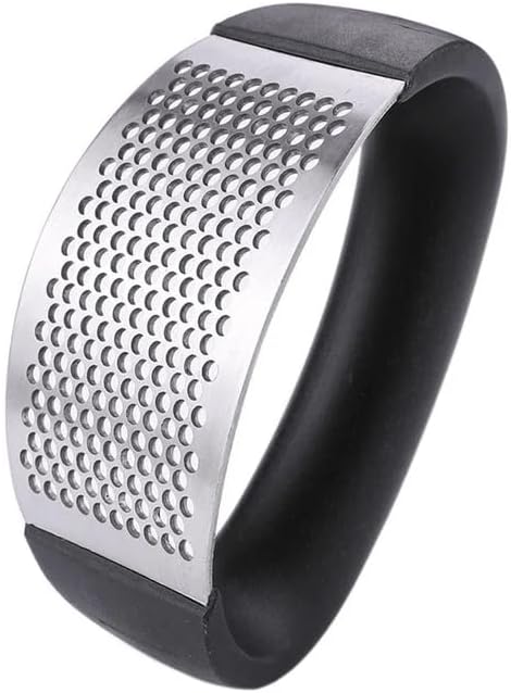 Garlic Ginger Quick Crusher - Multipurpose Garlic Press Crusher, Handy Kitchen Gadget Tool, Garlic Press Stainless Steel, Squeeze Design for Effortless Garlic and Ginger Crushing