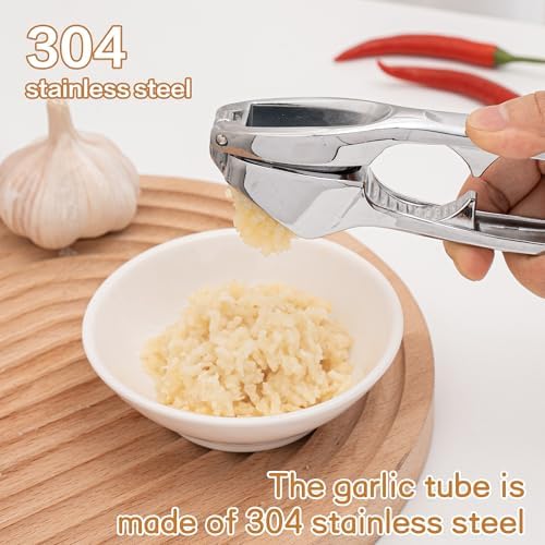 Kitchen Premium Garlic Press - Zinc Alloy