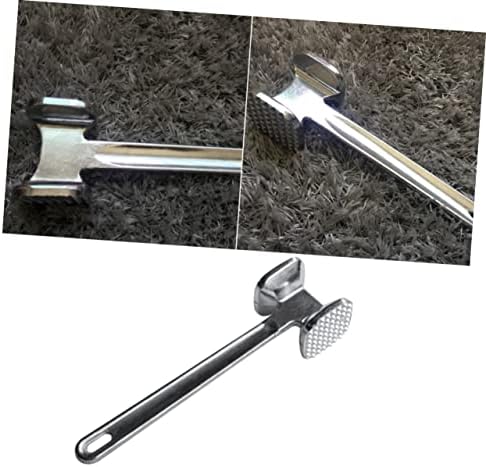 LABRIMP Professional Steak Hammer Small Aluminum Alloy Tenderizing Meat Hammer Meat Tenderizer for Beef Chicken Kitchen Tenderizers