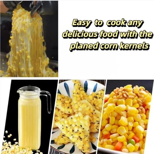 Easy Clean Corn Cob Peeler, 2025 New Corn Cob Stripper Stainless Steel Corn Shovel Corn Stripping Tool - Upgrade Fresh Corn Kernel Remover Shovel Cutter for Kitchen Household Use (1)