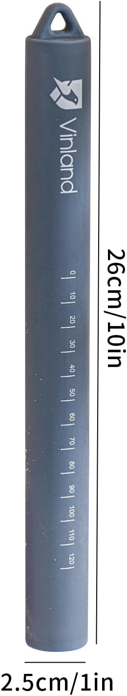 10" Small Silicone Rolling Pin with Stainless Steel Inner Core: Non-Stick Dough Roller for Baking Pastry, Pizza, Fondant and Bread（Blue）