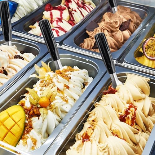 4 Pack Ice Cream Spade Heavy Duty - Stainless Steel Flat Ice Cream Scoop, Scooper for Hard or Creamy Dessert Spade Butter Cutter