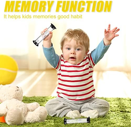 Geelin 24 Pcs 30s Sand Timer Kids for Classroom Acrylic Covered Hourglass Clock Toothbrush Sand Timer for School