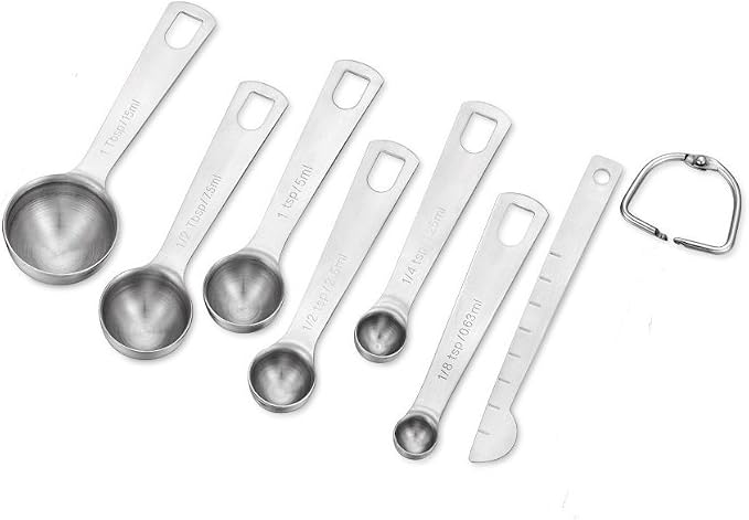 Stainless Steel Measuring Spoons3907 Measuring Spoons, Silver