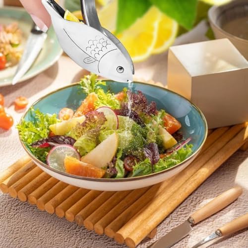 3pcs Fish Lemon Juicer, Manual Lemon Squeezer, Portable Lime Juicer, Fish Shape Hand Press Juicer for Orange, Lemon, Lime, Pomegranate