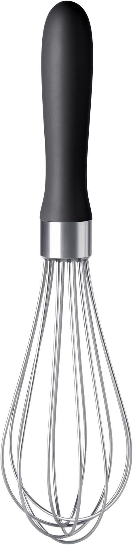 18/8 Stainless Steel Balloon Whisk for Cooking (Small, lnky Black) | Heavy Duty Metal Kitchen Wire Whisker Wisking Tool Egg Beater Hand Mixer for Mixing Baking Beating Stirring Sauce Flour
