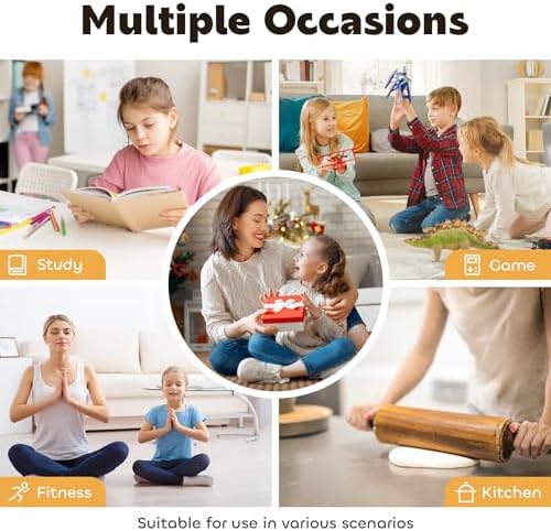Visual Timer for Kids 60-Minute Countdown Timer with Optional Alarm, Focus Tool for ADHD & Autism, Time Management for Homework, Chores, Office, Kitchen, Teaching & Study Routines (Blue)