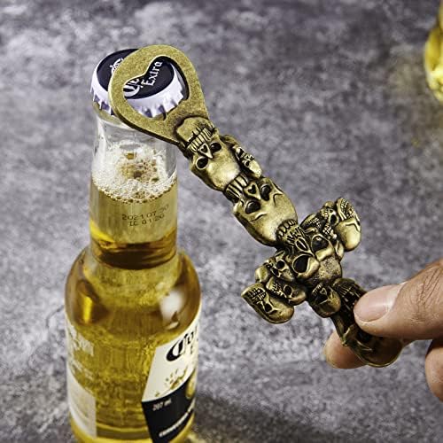 Skull Cross Wine Beer Bottle Opener for Bar Bartender Men and Women,Thanksgiving,Hallowmas,Christmas