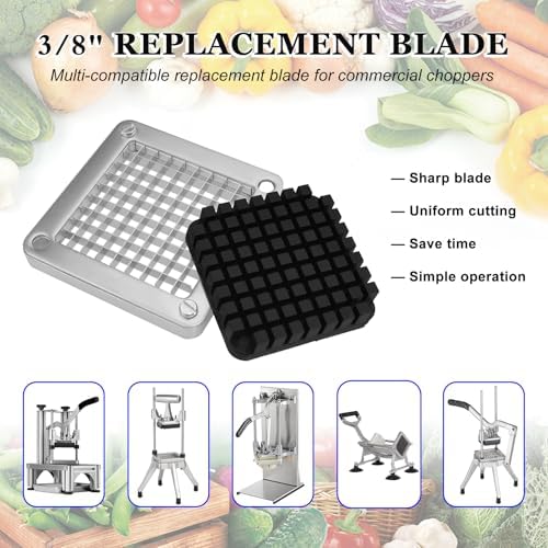 Replacement Chopper 3/8" Blade, Commercial Vegetable Chopper Dicer