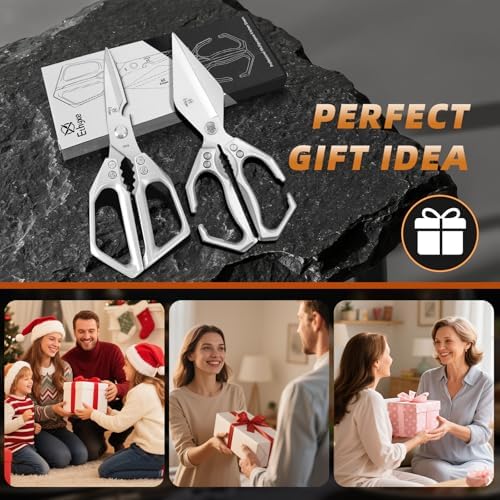 Kitchen Shears Set – Ultra Sharp Meat Scissors Dishwasher Safe