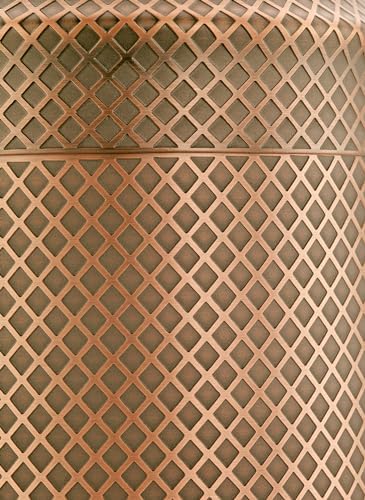 Barfly 3-Piece Diamond Lattice Etch Japanese Cocktail Shaker Set (24 Oz/700ml), Antique Copper