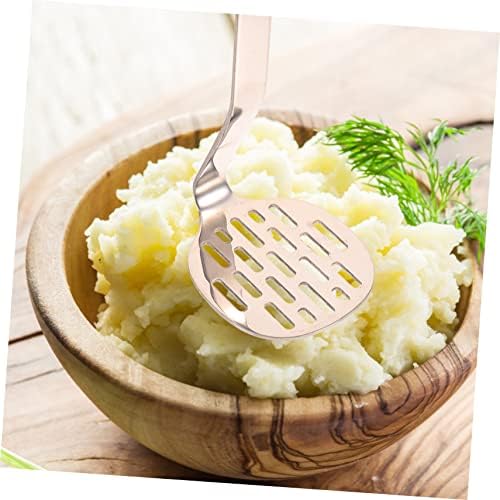 Food-grade Stainless Steel Potato Masher with Comfortable Grip Manual Tool for Potatoes Carrots and Fruits Easy to Use Kitchen Utensil for Home Cooking