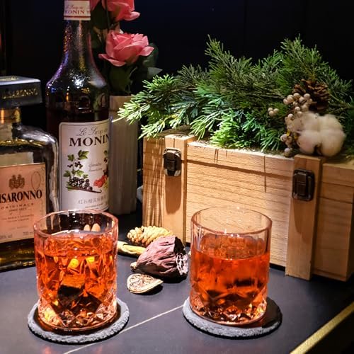 Whiskey Stones Set for Men Husband Dad Boyfriend Him for Birthday Wedding Anniversary Valentine's Day Drinking Gifts for Father's Day Housewarming, Special Present for Liquor Bourbon Scotch