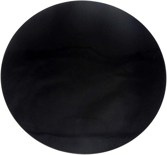 Set of 3, Silicone Jar Grip, Multi-purpose Jar Gripper Pads Bottle Lid Openers Round Kitchen Coasters (Black)