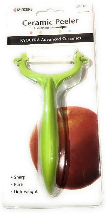 Kyocera Ceramic Horizontal Y Peeler, Green