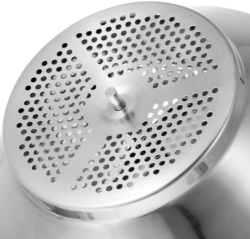 UPKOCH 1pc Stainless Steel Potato Ricer and Masher - Manual Kitchen Tool for Fluffy Mashed Potatoes, Tomatoes, Jam- Heavy Duty Design for Home and Commercial Use (Silver)